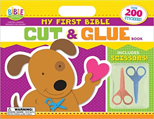 My First Bible Cut and Glue Book PB - Shiloh Kidz